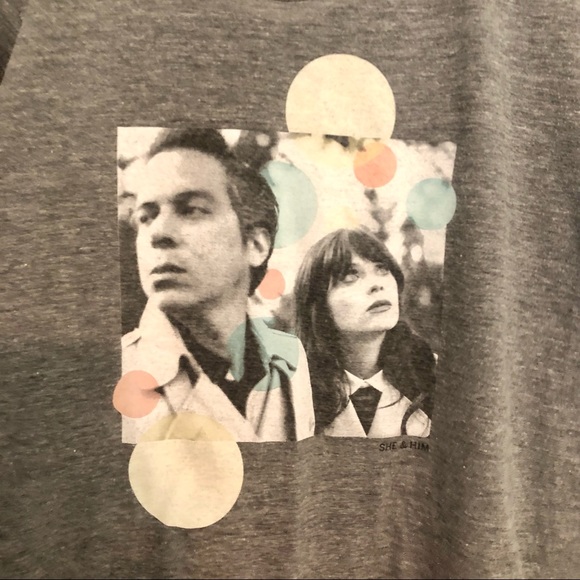 She & Him Band Tee | Summer Tour 2013 | Women’s Large - Picture 2 of 5